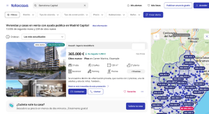 Fotocasa facilita la búsqueda de viviendas con ayudas públicas